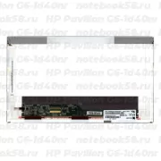 Матрица для ноутбука HP Pavilion G6-1d40nr (1366x768 HD) TN, 40pin, Матовая