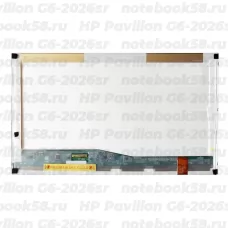 Матрица для ноутбука HP Pavilion G6-2026sr (1366x768 HD) TN, 40pin, Глянцевая