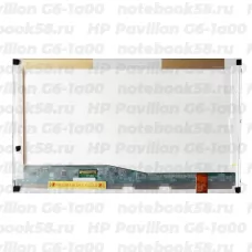 Матрица для ноутбука HP Pavilion G6-1a00 (1366x768 HD) TN, 40pin, Глянцевая