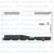 Матрица для ноутбука HP Pavilion G6-2091 (1366x768 HD) TN, 40pin, Глянцевая