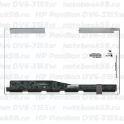 Матрица для ноутбука HP Pavilion DV6-3155sr (1366x768 HD) TN, 40pin, Глянцевая