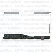 Матрица для ноутбука HP Pavilion G6-1206er (1366x768 HD) TN, 40pin, Глянцевая