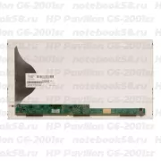 Матрица для ноутбука HP Pavilion G6-2001sr (1366x768 HD) TN, 40pin, Матовая