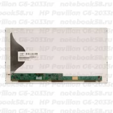 Матрица для ноутбука HP Pavilion G6-2033nr (1366x768 HD) TN, 40pin, Матовая