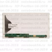 Матрица для ноутбука HP Pavilion G6-2038 (1366x768 HD) TN, 40pin, Матовая