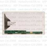 Матрица для ноутбука HP Pavilion G6-2188 (1366x768 HD) TN, 40pin, Матовая