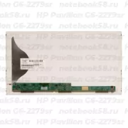 Матрица для ноутбука HP Pavilion G6-2279sr (1366x768 HD) TN, 40pin, Матовая