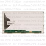 Матрица для ноутбука HP Pavilion DV6-3022sr (1366x768 HD) TN, 40pin, Матовая