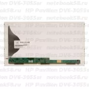 Матрица для ноутбука HP Pavilion DV6-3055sr (1366x768 HD) TN, 40pin, Матовая