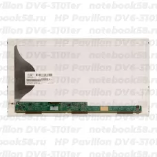 Матрица для ноутбука HP Pavilion DV6-3101er (1366x768 HD) TN, 40pin, Матовая