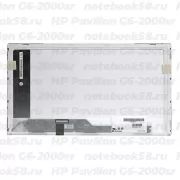 Матрица для ноутбука HP Pavilion G6-2000sr (1366x768 HD) TN, 40pin, Глянцевая