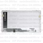 Матрица для ноутбука HP Pavilion G6-2001sr (1366x768 HD) TN, 40pin, Глянцевая