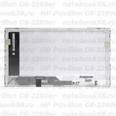 Матрица для ноутбука HP Pavilion G6-2280er (1366x768 HD) TN, 40pin, Глянцевая