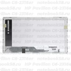 Матрица для ноутбука HP Pavilion G6-2316er (1366x768 HD) TN, 40pin, Глянцевая