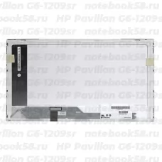 Матрица для ноутбука HP Pavilion G6-1209sr (1366x768 HD) TN, 40pin, Глянцевая