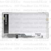 Матрица для ноутбука HP Pavilion G6-1333sr (1366x768 HD) TN, 40pin, Глянцевая