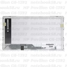 Матрица для ноутбука HP Pavilion G6-1392 (1366x768 HD) TN, 40pin, Глянцевая