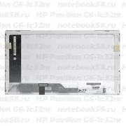 Матрица для ноутбука HP Pavilion G6-1c32nr (1366x768 HD) TN, 40pin, Глянцевая