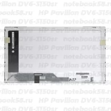 Матрица для ноутбука HP Pavilion DV6-3150sr (1366x768 HD) TN, 40pin, Глянцевая