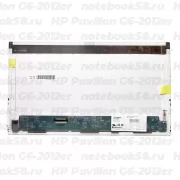 Матрица для ноутбука HP Pavilion G6-2012er (1366x768 HD) TN, 40pin, Матовая