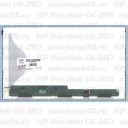 Матрица для ноутбука HP Pavilion G6-2151 (1366x768 HD) TN, 40pin, Матовая