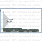 Матрица для ноутбука HP Pavilion G6-1324sr (1366x768 HD) TN, 40pin, Матовая