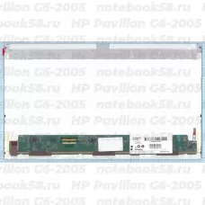 Матрица для ноутбука HP Pavilion G6-2005 (1366x768 HD) TN, 40pin, Матовая