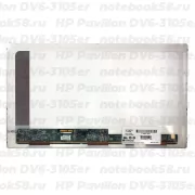 Матрица для ноутбука HP Pavilion DV6-3105er (1366x768 HD) TN, 40pin, Матовая