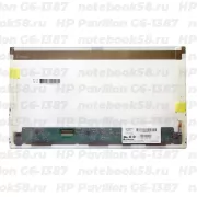 Матрица для ноутбука HP Pavilion G6-1387 (1366x768 HD) TN, 40pin, Матовая