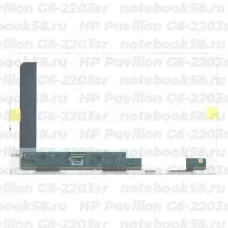 Матрица для ноутбука HP Pavilion G6-2203sr (1366x768 HD) TN, 40pin, Матовая