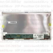 Матрица для ноутбука HP Pavilion G6-2051sr (1366x768 HD) TN, 40pin, Матовая