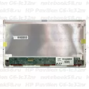 Матрица для ноутбука HP Pavilion G6-1c32nr (1366x768 HD) TN, 40pin, Матовая