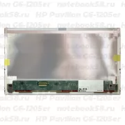 Матрица для ноутбука HP Pavilion G6-1205er (1366x768 HD) TN, 40pin, Матовая
