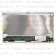 Матрица для ноутбука HP Pavilion G6-1d22nr (1366x768 HD) TN, 40pin, Матовая