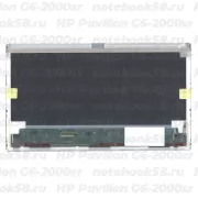 Матрица для ноутбука HP Pavilion G6-2000sr (1366x768 HD) TN, 40pin, Матовая