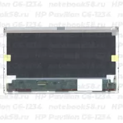 Матрица для ноутбука HP Pavilion G6-1234 (1366x768 HD) TN, 40pin, Матовая