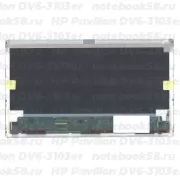 Матрица для ноутбука HP Pavilion DV6-3103er (1366x768 HD) TN, 40pin, Матовая