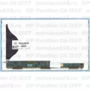 Матрица для ноутбука HP Pavilion G6-1357 (1366x768 HD) TN, 40pin, Матовая