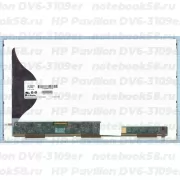 Матрица для ноутбука HP Pavilion DV6-3109er (1366x768 HD) TN, 40pin, Матовая