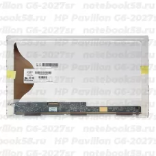 Матрица для ноутбука HP Pavilion G6-2027sr (1366x768 HD) TN, 40pin, Матовая