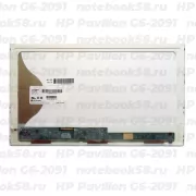 Матрица для ноутбука HP Pavilion G6-2091 (1366x768 HD) TN, 40pin, Матовая