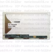 Матрица для ноутбука HP Pavilion G6-1d22nr (1366x768 HD) TN, 40pin, Матовая