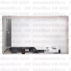 Матрица для ноутбука HP Pavilion G6-1036 (1366x768 HD) TN, 40pin, Матовая