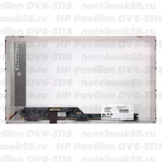 Матрица для ноутбука HP Pavilion DV6-3118 (1366x768 HD) TN, 40pin, Матовая