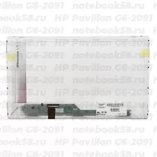 Матрица для ноутбука HP Pavilion G6-2091 (1366x768 HD) TN, 40pin, Матовая