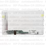 Матрица для ноутбука HP Pavilion G6-2224nr (1366x768 HD) TN, 40pin, Матовая