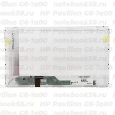 Матрица для ноутбука HP Pavilion G6-1a00 (1366x768 HD) TN, 40pin, Глянцевая