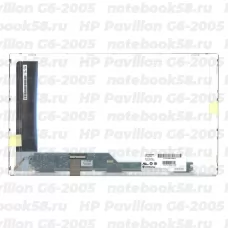 Матрица для ноутбука HP Pavilion G6-2005 (1366x768 HD) TN, 40pin, Матовая