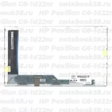 Матрица для ноутбука HP Pavilion G6-1d22nr (1366x768 HD) TN, 40pin, Матовая