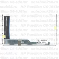 Матрица для ноутбука HP Pavilion G6-1d61nr (1366x768 HD) TN, 40pin, Матовая